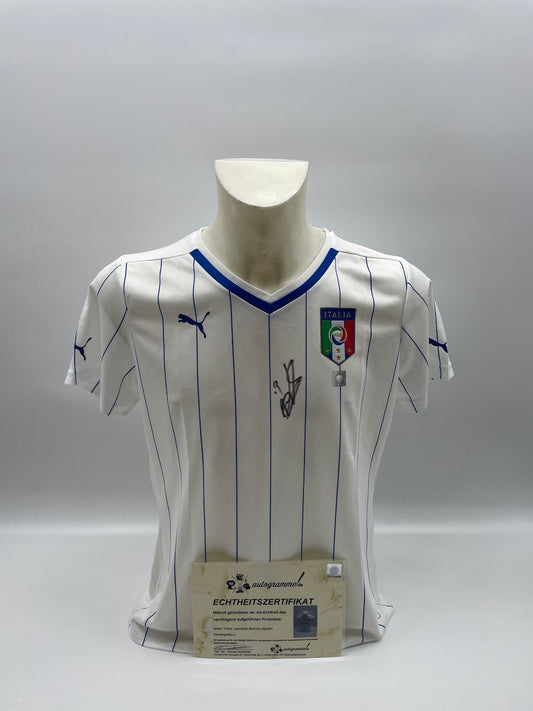 Italy women's jersey Leonardo Bonucci signed autograph Puma L