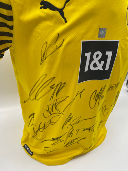 BVB Trikot 2021/2022 team signed Borussia Dortmund Coa Neu Puma 176