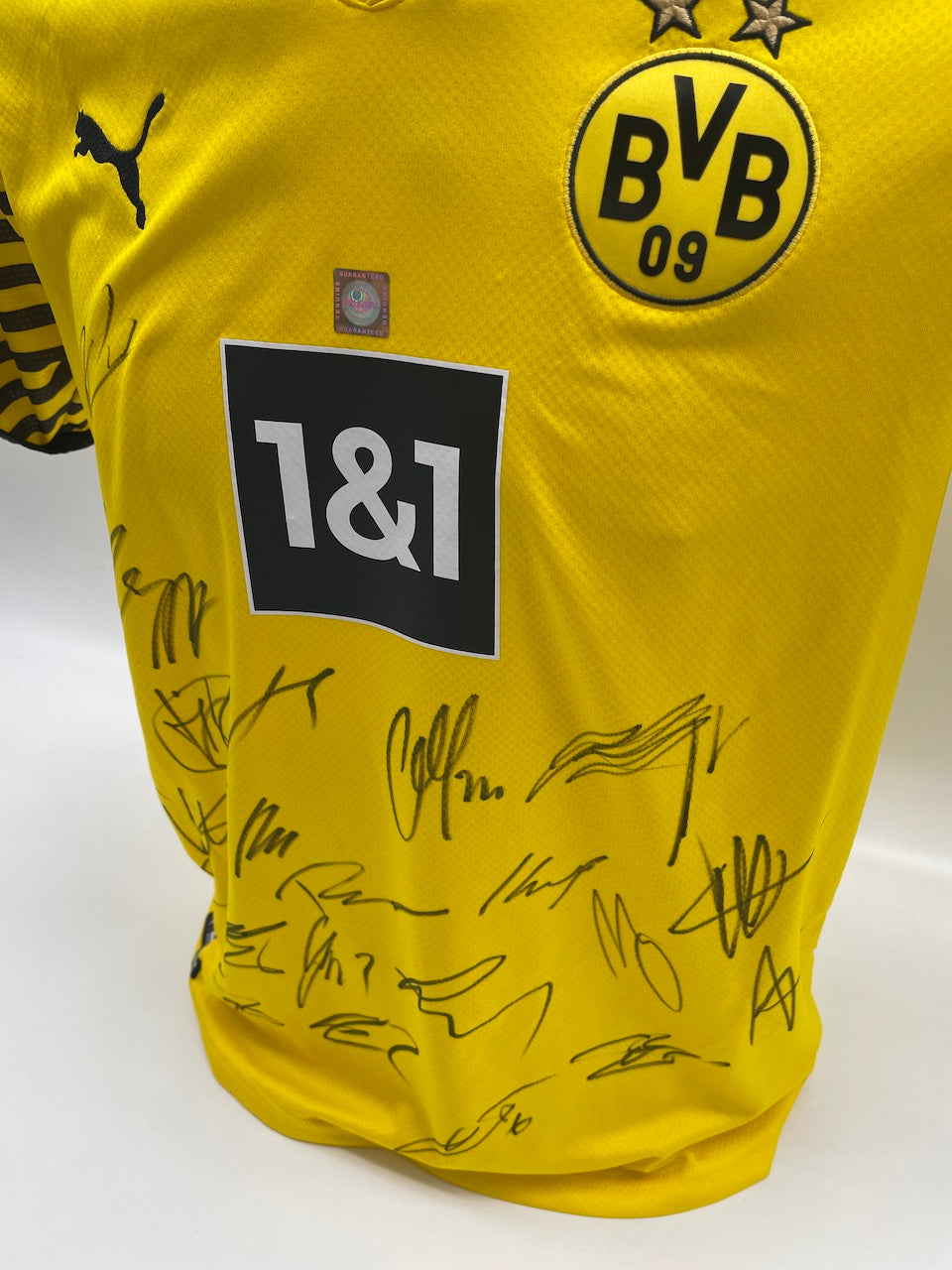 BVB jersey 2021/2022 team signed Borussia Dortmund COA New Puma 176