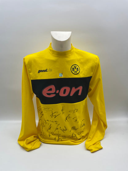 BVB Trikot 2003/2004 team signed Borussia Dortmund Coa Neu Gool 176