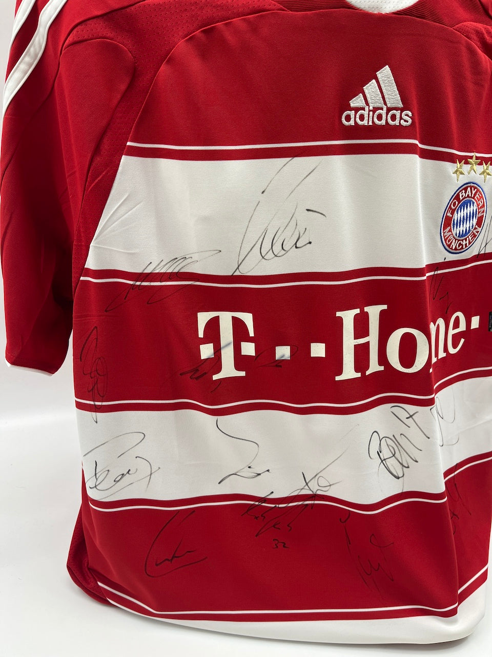 Bayern München Trikot 2008/2009 Teamsigniert Autogramm COA Adidas XL