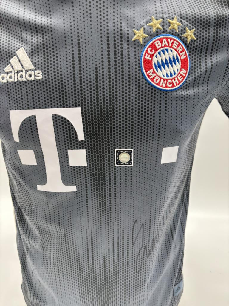 Bayern München Trainingsshirt Raphael Guerreiro signiert COA Adidas 164