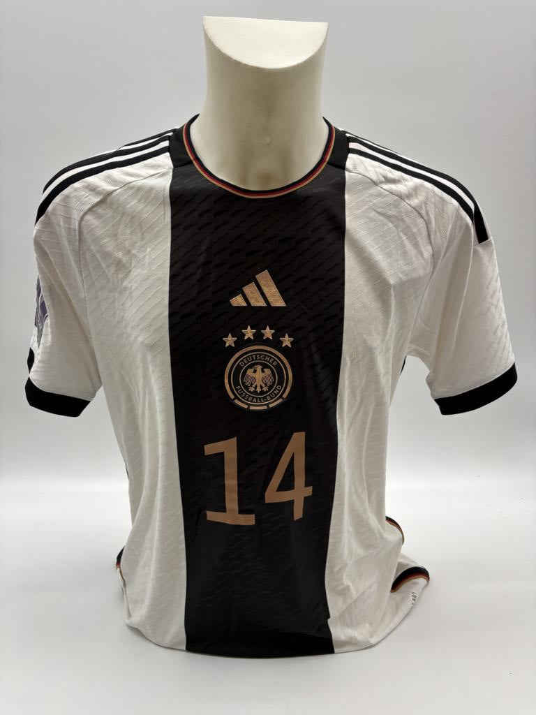 Deutschland Trikot Jamal Musiala signiert Adidas DFB Authentic Version M