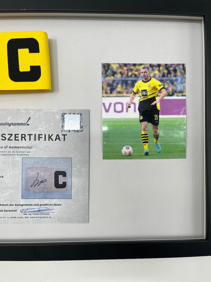 Captain's armband signed by Julian Ryerson as part of the Borussia Dortmund COA