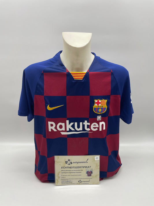 FC Barcelona jersey Ronald Koeman signed autograph Nike XL