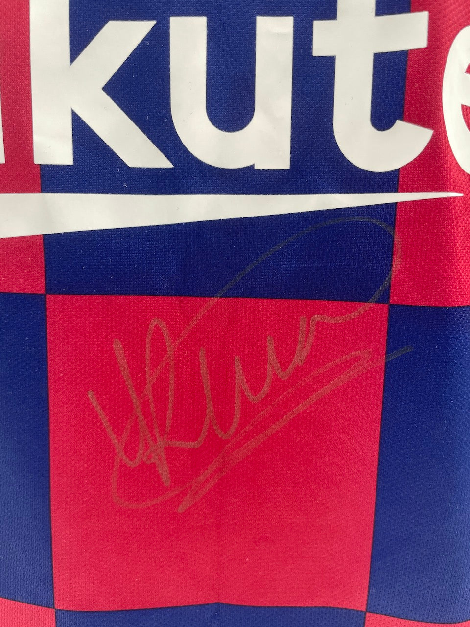 FC Barcelona jersey Ronald Koeman signed autograph Nike XL