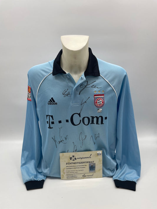 Bayern München Trikot 2005/2006 Teamsigniert Autogramm COA Adidas L