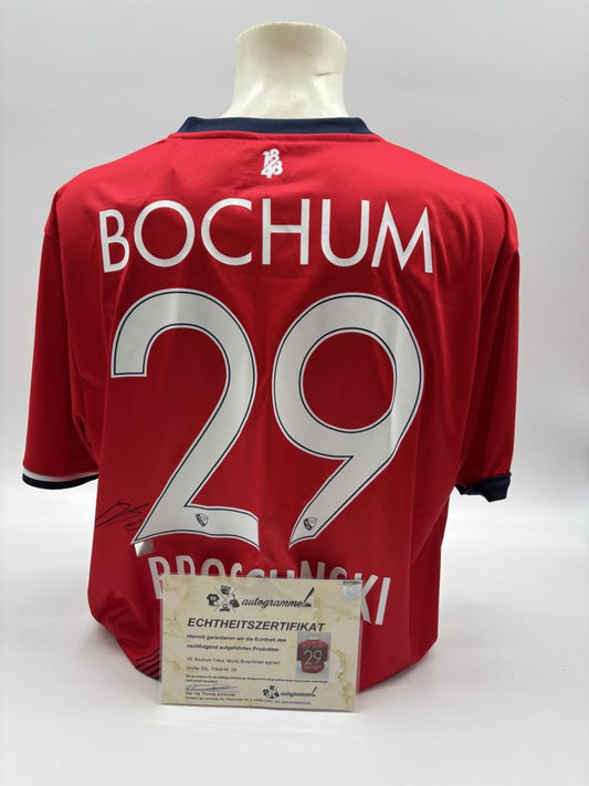 VfL Bochum Trikot Moritz Broschinski signiert Bundesliga Mizuno COA 3XL