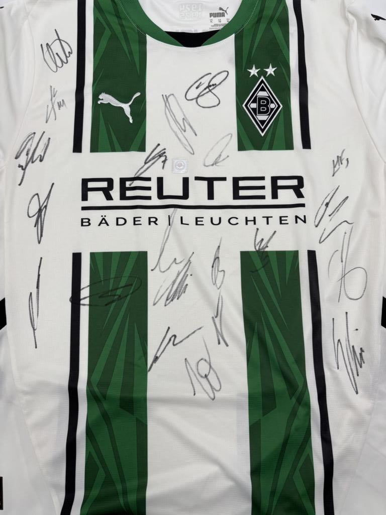 Borussia Mönchengladbach Trikot 2024/2025 Teamsigniert COA Puma XL