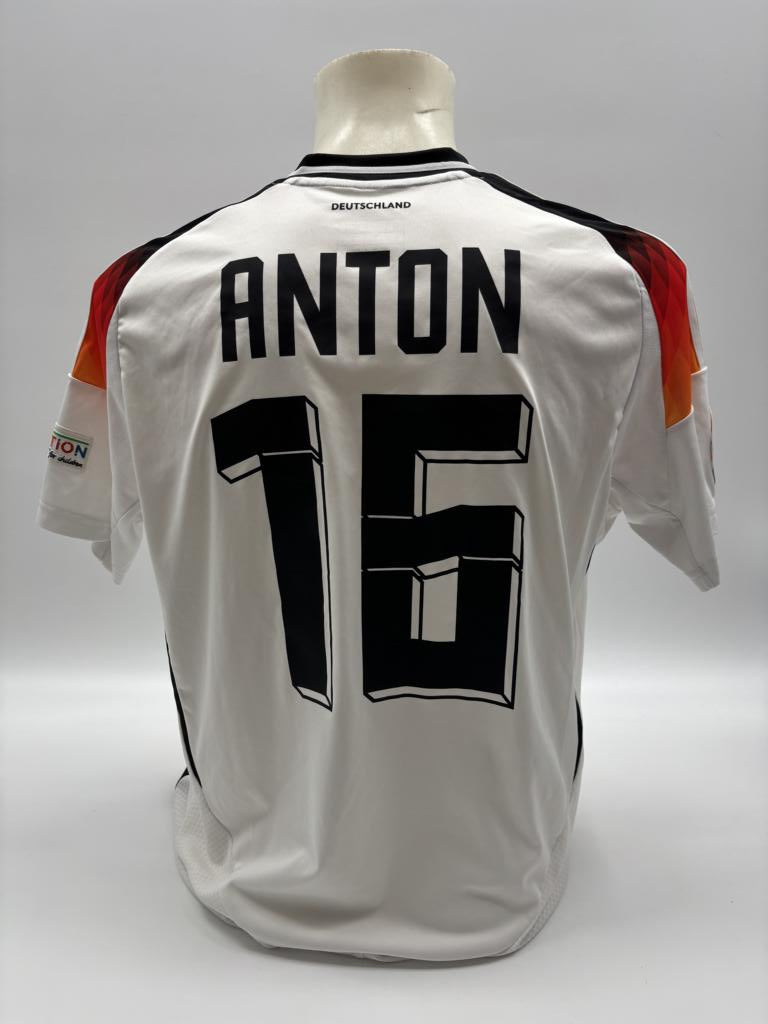 DFB Trikot Waldemar Anton signiert Autogramme Deutschland Adidas L