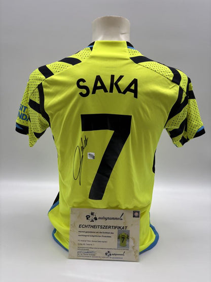 FC Arsenal Trikot Bukayo Saka signed Adidas Coa Football XS