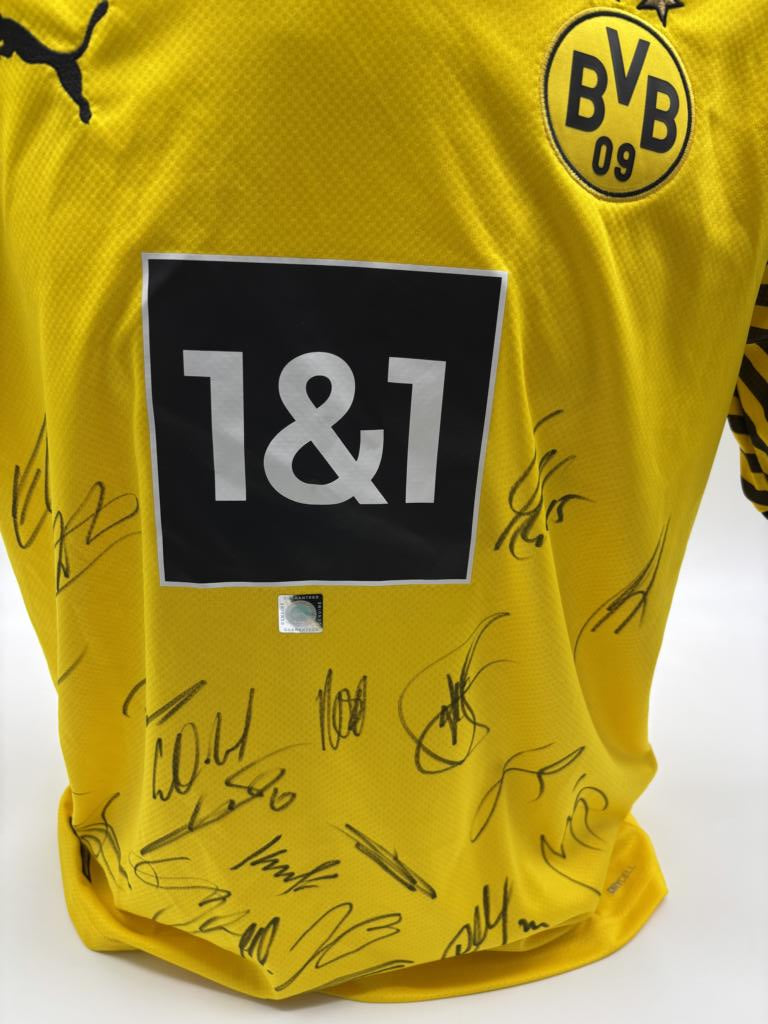 BVB Trikot 2021/2022 Teamsigniert Borussia Dortmund COA Neu Puma L