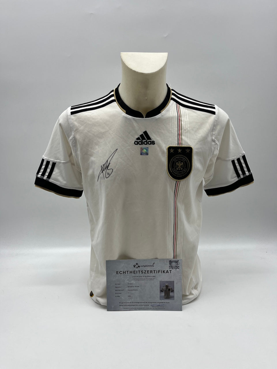 DFB Trikot Miroslav Klose signiert Adidas COA Deutschland Autogramm 164
