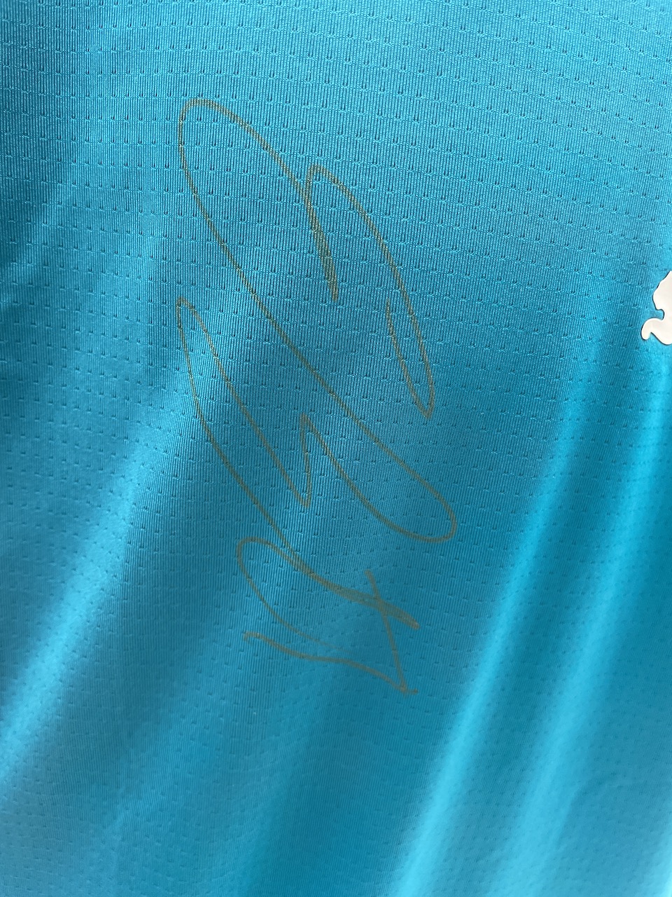 Manchester City Shirt Erling Haaland signiert Autogramm Fußball England Puma L