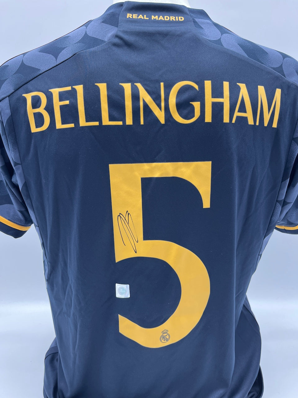 Real Madrid Trikot Jude Bellingham signiert Autogramm Adidas COA M