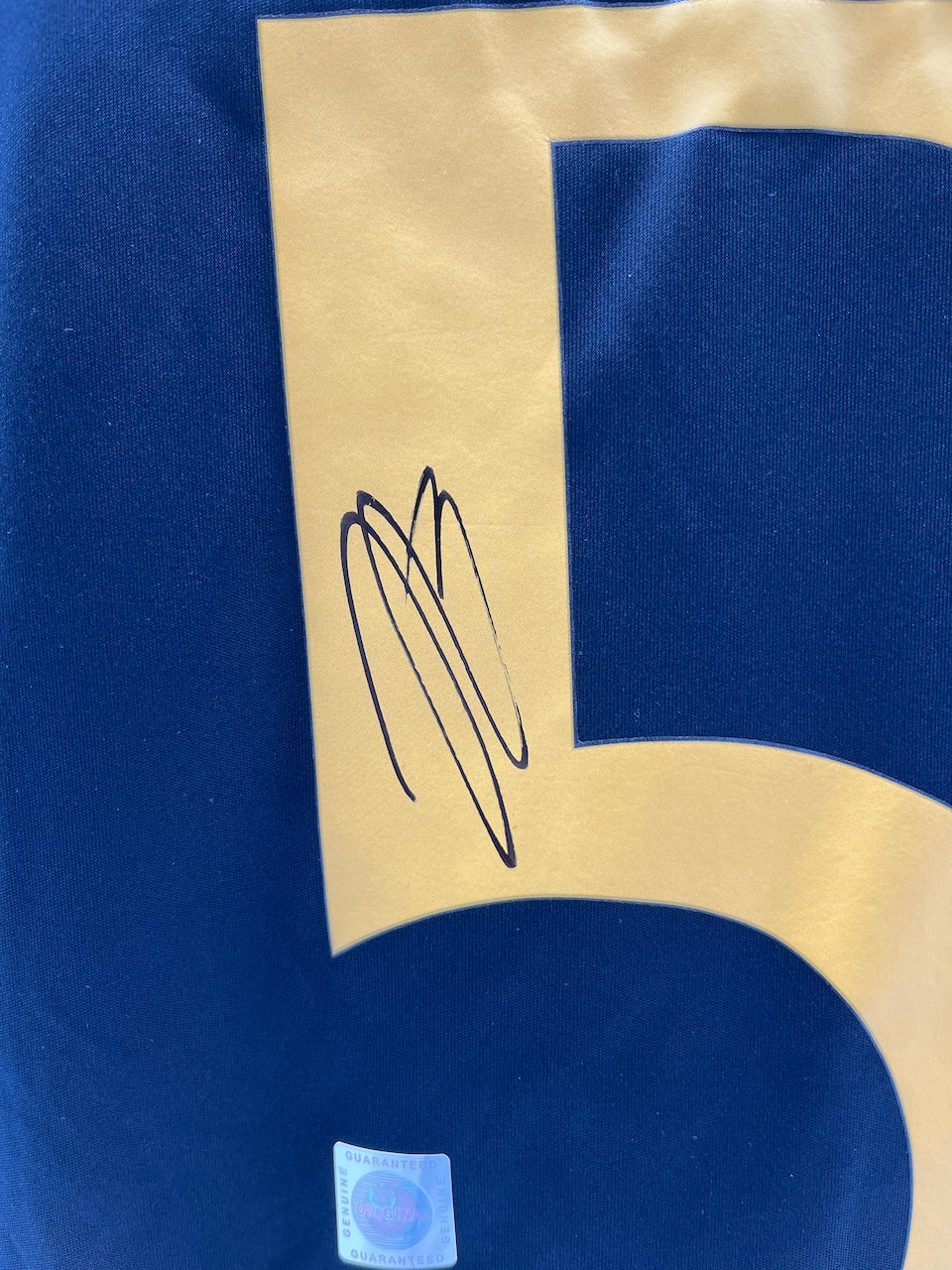 Real Madrid jersey signed by Jude Bellingham, autographed by Adidas COA M