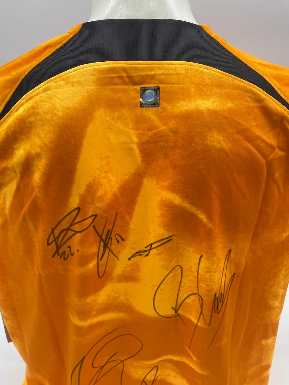 Netherlands jersey World Cup 2022 team signed holland autograph signature nike xl