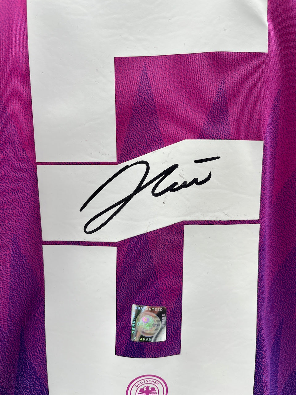 DFB jersey Joshua Kimmich signed Adidas COA Germany autograph new L