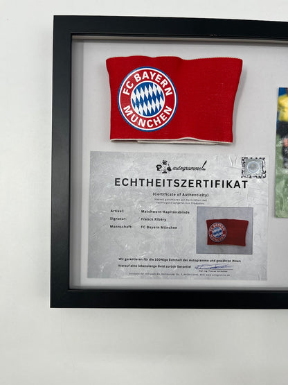 Match-worn captain's armband worn by Franck Ribery at Bayern Munich