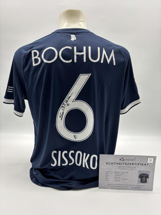 Matchworn VfL Bochum Trikot getragen & signiert von Ibrahima Sissoko Mainz-Bochum