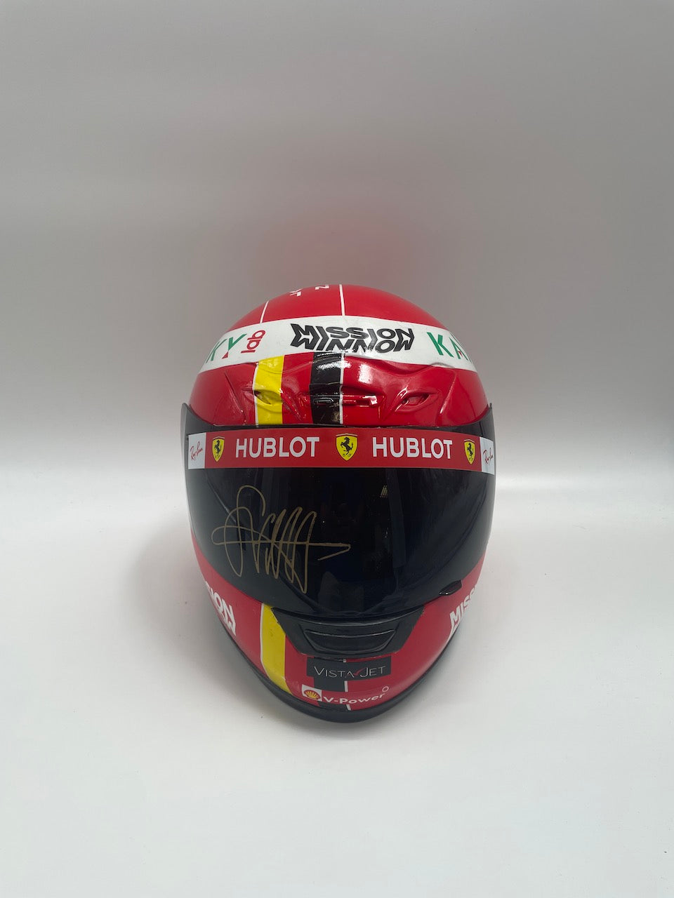 Sebastian Vettel Formula 1 Helmet Signature and Certificate of Authenticity 1:1 new