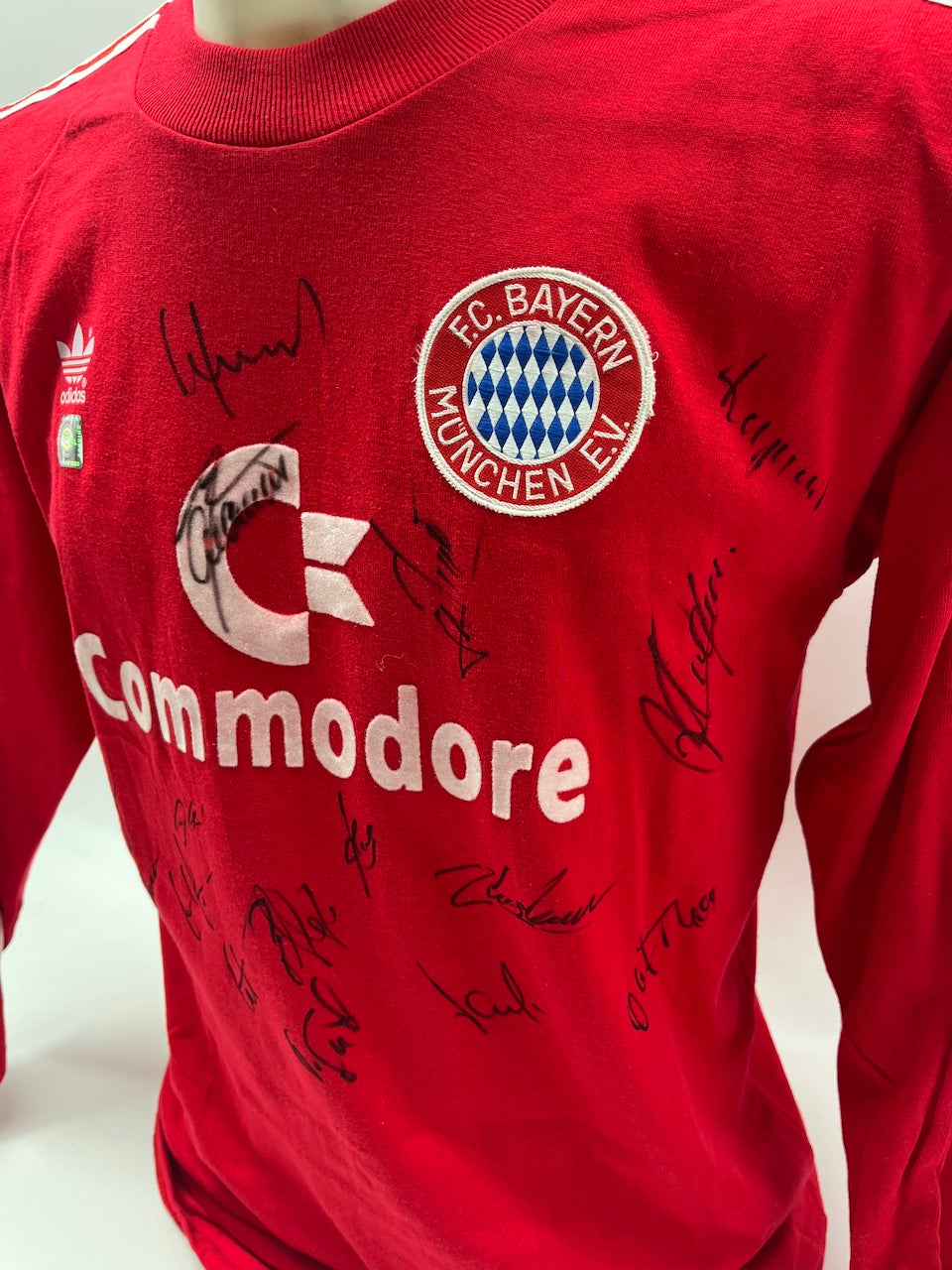 Bayern München Trikot 1984/1985/1986 Teamsigniert Autogramm Adidas neu L