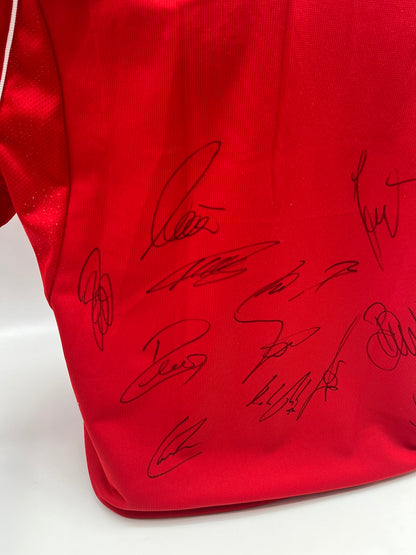 Bayern Munich jersey 2005/2006/2007, team signed, autographed, Adidas, XL