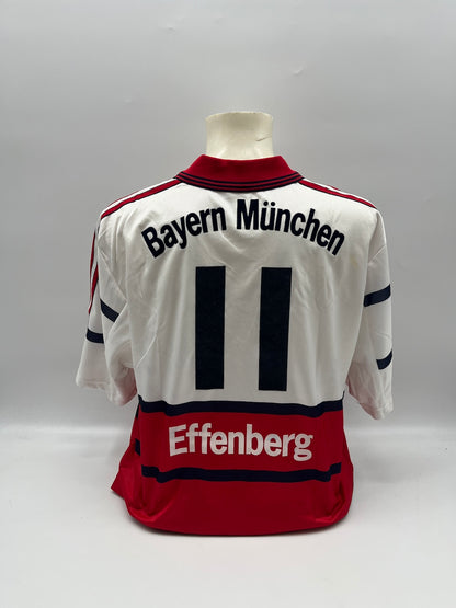 Bayern Munich jersey 1998/1999, team signed, autographed, Adidas XL