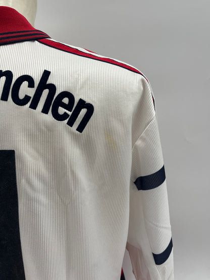 Bayern Munich jersey 1998/1999, team signed, autographed, Adidas XL