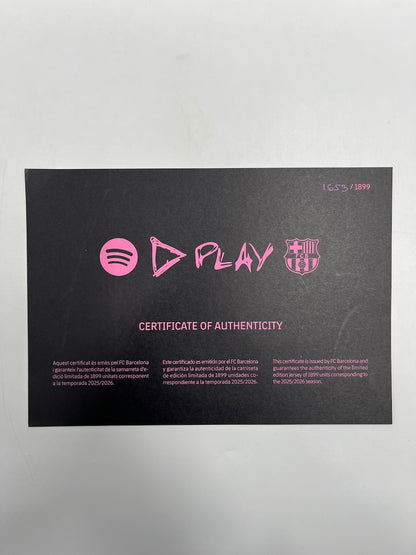 Limited Barcelona x Play jersey Ed Sheeran L 1653/1899