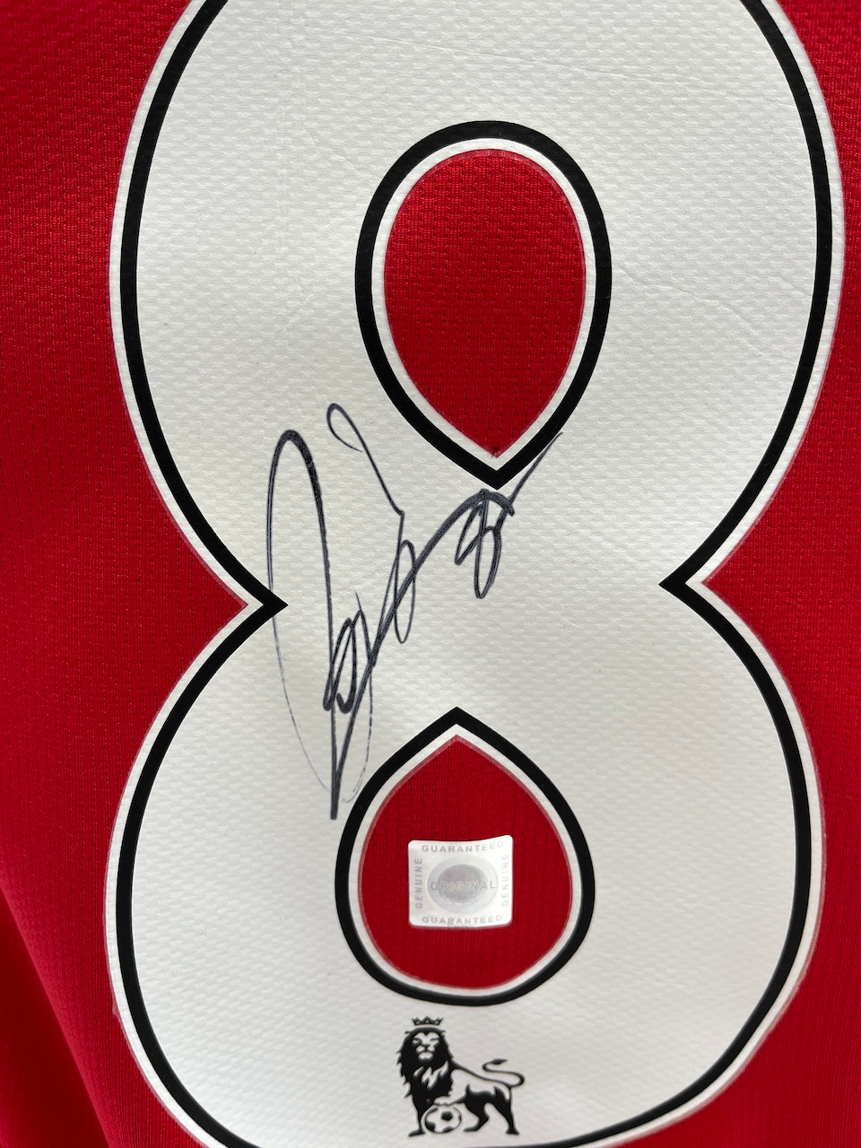 FC Arsenal jersey Samir Nasri signed Adidas COA Autograph 152-158