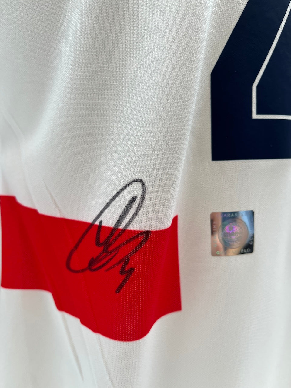 Netherlands women's jersey signed by Virgil van Dijk, autographed Holland M