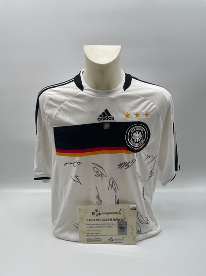 Germany jersey em 2008 team signed autograph football DFB adidas XL