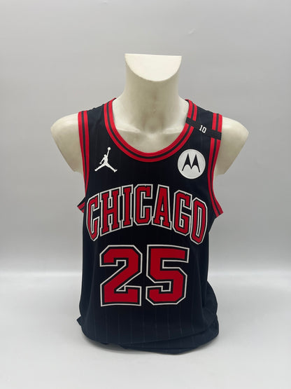 Matchworn Chicago Bulls Trikot getragen von Dalen Lee Terry 16.04.2025