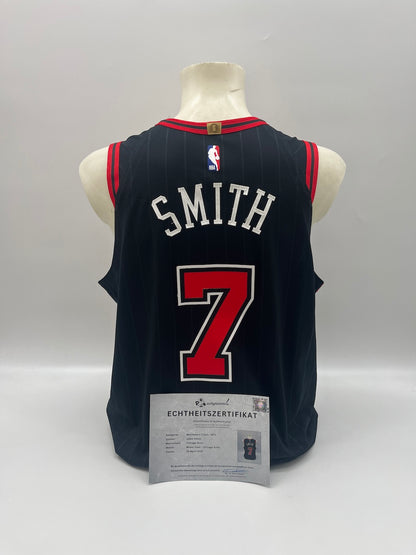 Matchworn Chicago Bulls Trikot getragen von Jalen Smith 16.04.2025