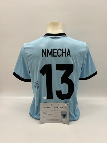 DFB Trikot Felix Nmecha signiert Autogramm Adidas COA M
