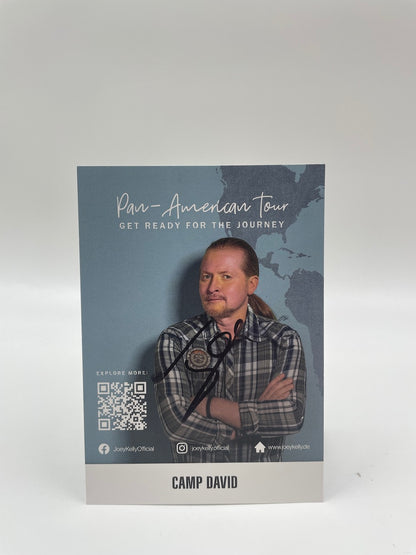 Guitar plate joey Kelly signed autograph music collect new guitar