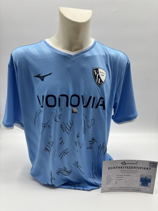 VfL Bochum Trikot 2024/2025 team signed Bundesliga Coa Mizuno XXL