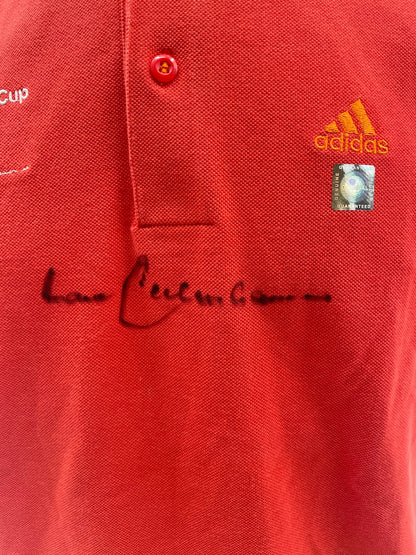 Adidas Poloshirt Franz Beckenbauer signed autograph new s