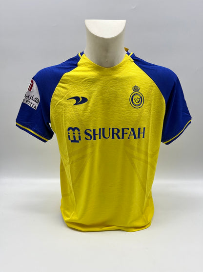 Al Nassr FC Trikot Cristiano Ronaldo signiert Autogramm COA M