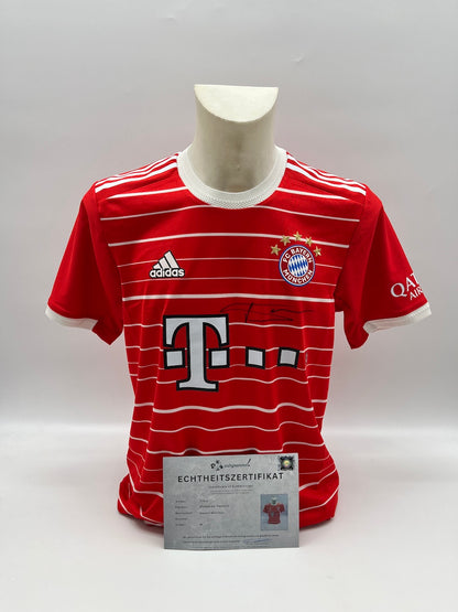 Bayern München Trikot Aleksandar Pavlovic signiert Autogramm Adidas COA M