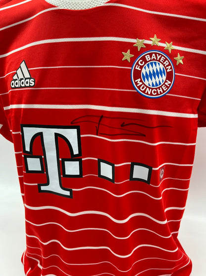 Bayern München Trikot Aleksandar Pavlovic signiert Autogramm Adidas COA M