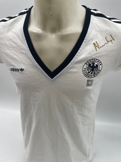 DFB Women's jersey Rainer Bonhof signed autographs adidas 40