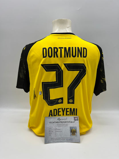 Borussia Dortmund Trikot Karim Adeyemi signiert BVB Puma XL