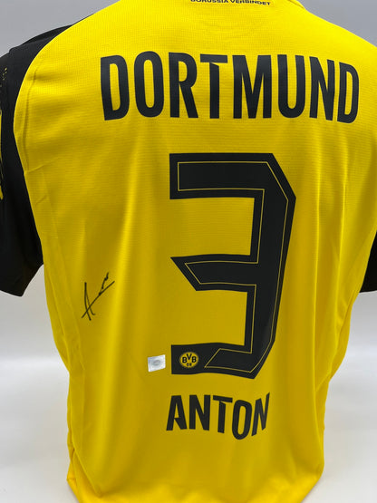 Borussia Dortmund Trikot Waldemar Anton signiert BVB Puma L