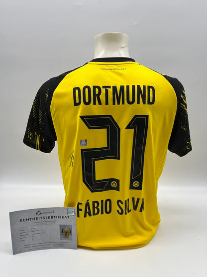 Borussia Dortmund Trikot Fabio Silva signiert BVB Puma M