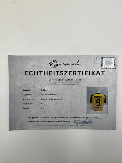Borussia Dortmund Trikot Serhou Guirassy signiert BVB Puma XL