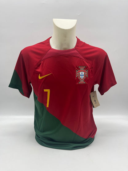 Portugal Trikot Cristiano Ronaldo signiert Autogramm COA neu M