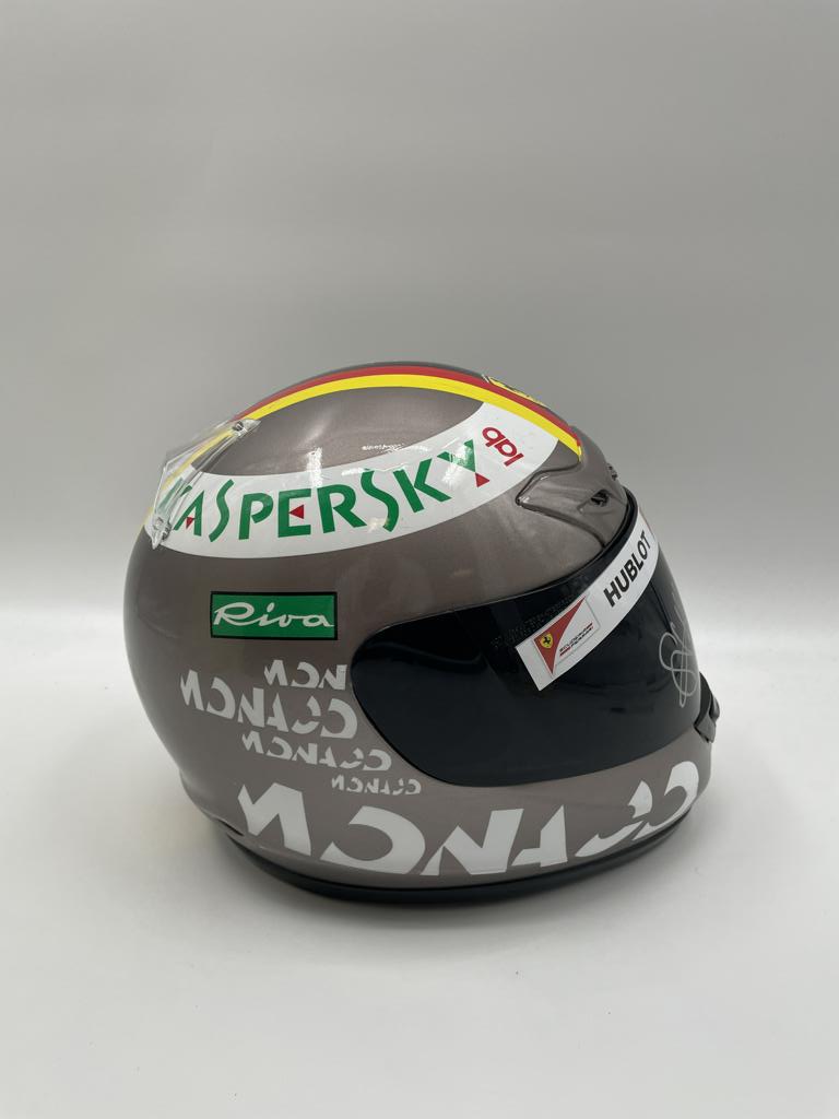 Sebastian Vettel Formula 1 helmet signed autograph of autograph COA 1: 1