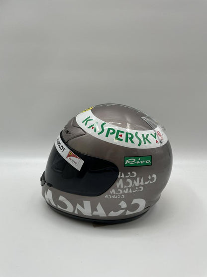 Sebastian Vettel Formula 1 helmet signed autograph of autograph COA 1: 1